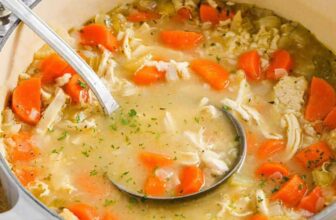 Traditional Rooster and Rice Soup, Perfected